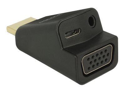 DELOCK Adapter HDMI-A Stecker > VGA Buchse mit Audio