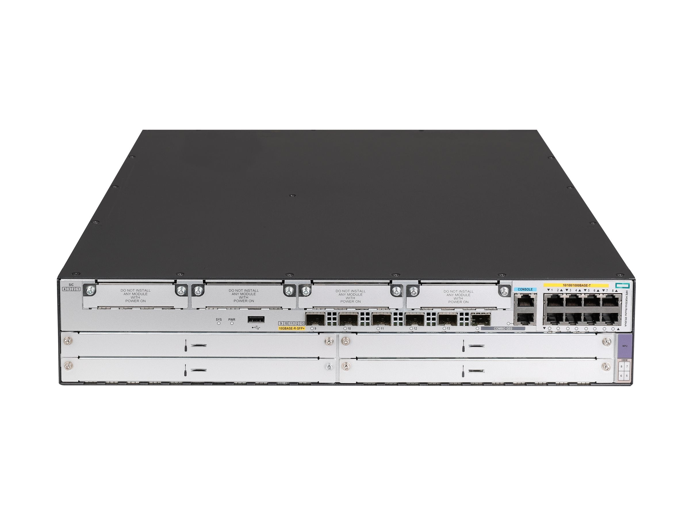 ARUBA HPE FlexNetwork MSR3046 Router Vorderansicht