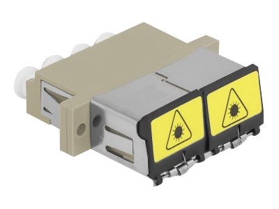 DELOCK LWL Kupplung LC Quad Buchse Verpackung