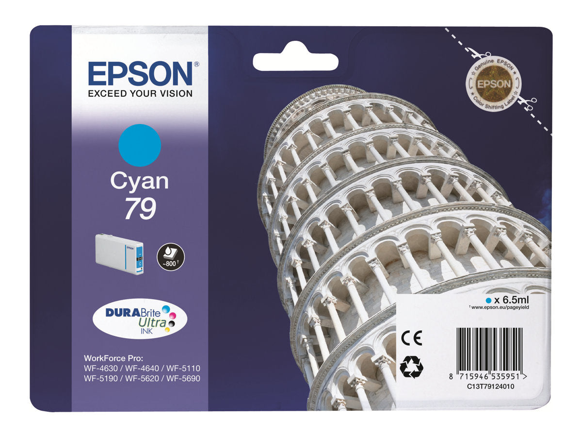 EPSON 1LB 79 Tintenpatrone cyan Verpackung
