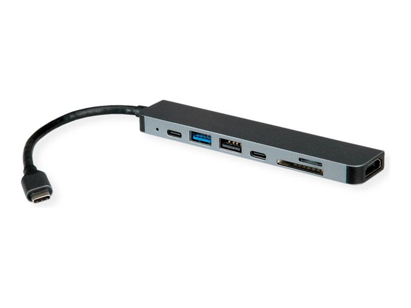 ROLINE Dockingstation USB Typ C 4K HDMI Vorderansicht