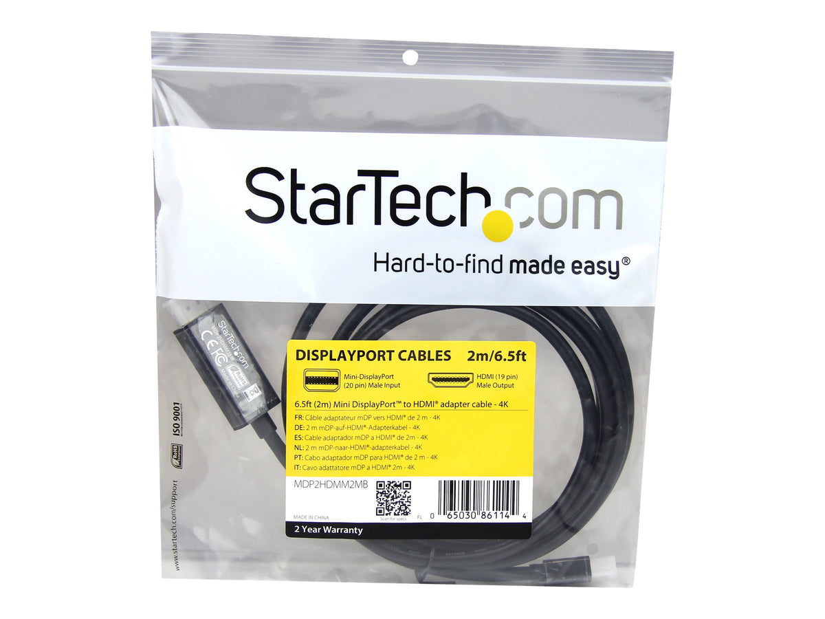 STARTECH.COM Mini DisplayPort to HDMI Converter Cable - Vorderansicht
