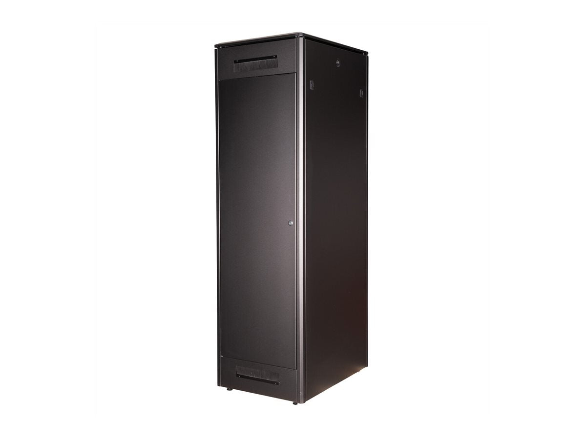 ROLINE Netzwerkschrank Pro 48,26cm 19Zoll 47 HE 600x800 BxT Glastür schwarz - Verpackung