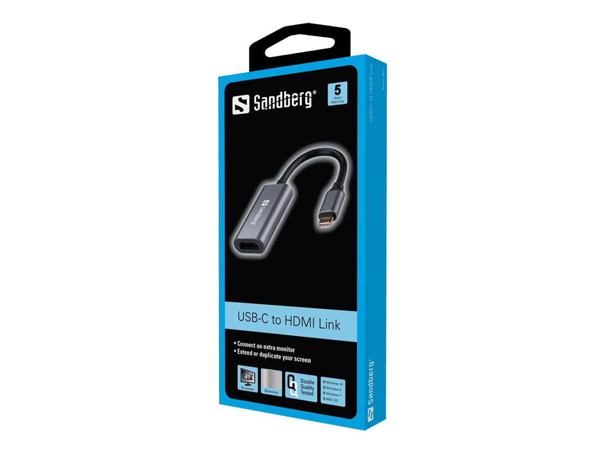SANDBERG USB-C to HDMI Link Verpackung