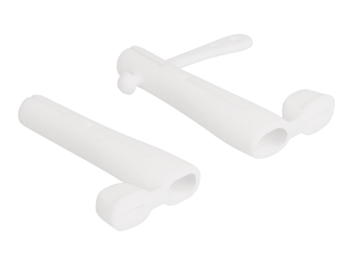 DELOCK Staubschutz für USB Type-C Stecker und Apple Lightning Stecker Set 2 Stück - Vorderansicht