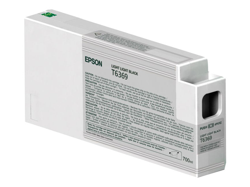 EPSON 5LB T6369 Tintenpatrone light light black Vorderansicht