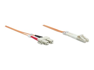 INTELLINET LWL Kabel LC/SC OM2 5m orange Duplex Multimode Detailansicht