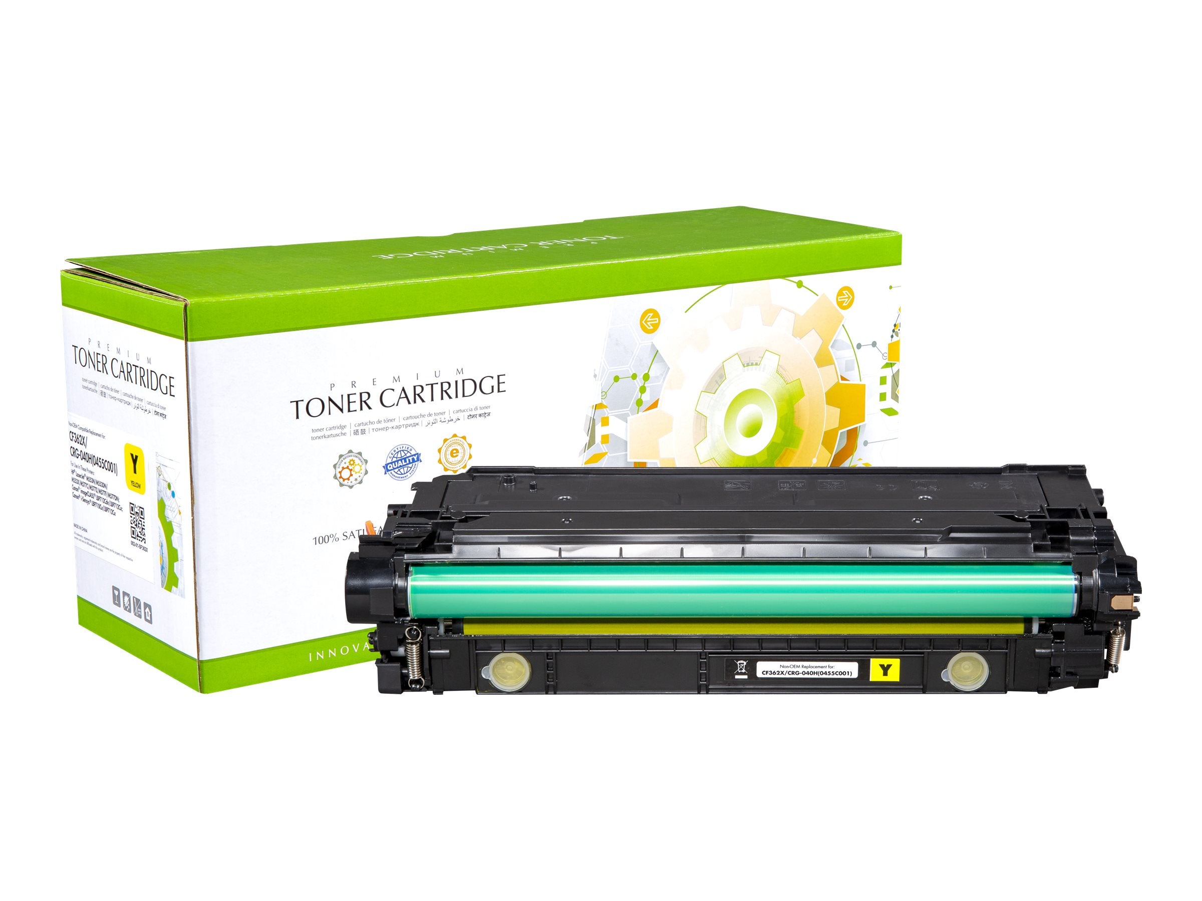 STATIC Tonerpatrone HP CF362X gelb High Capacity - Vorderansicht