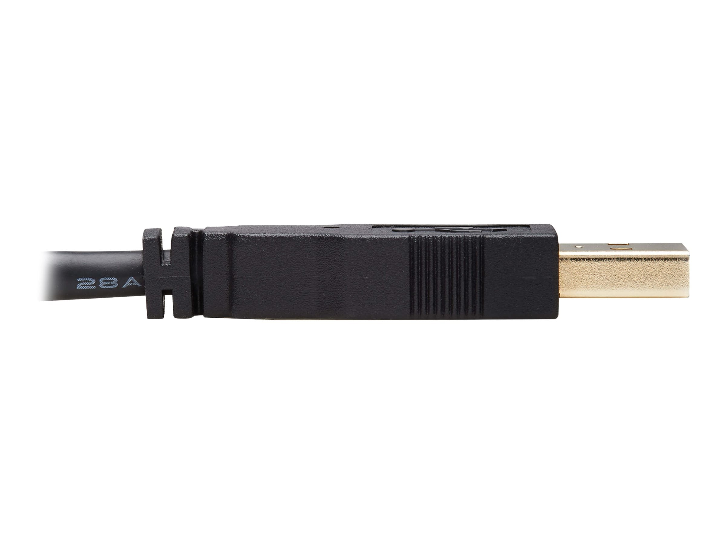 EATON TRIPPLITE HDMI KVM Cable Kit 4K HDMI USB 2.0 3,5mm Audio M/M BK 6 ft. - Detailansicht der Anschlüsse