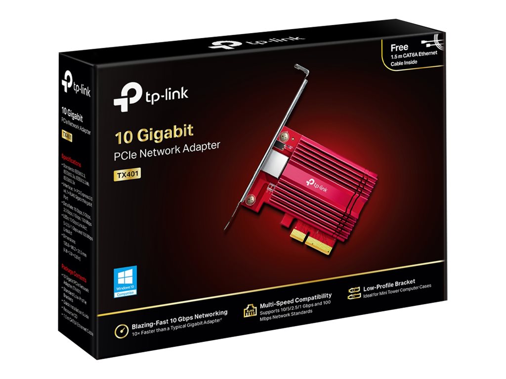 TP-LINK TX401 10Gigabit PCI Express Netzwerkadapter Verpackung