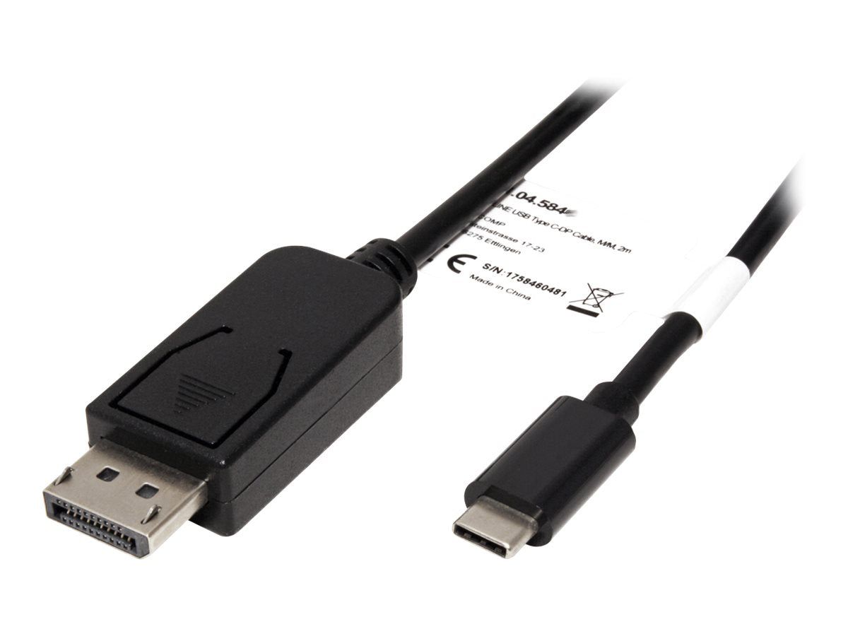 ROLINE USB Typ C - DisplayPort Adapterkabel v1.2 ST/ST 1m Verpackung