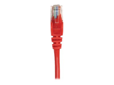 INTELLINET Netzwerkkabel Cat6 S/FTP CU LS0H 1,5m Rot RJ-45 Stecker Vorderansicht