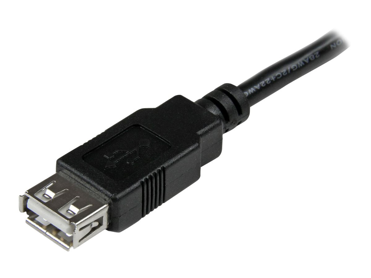 STARTECH.COM 6in USB 2.0 Extension Adapter Cable A to A - M/F Anschlussansicht