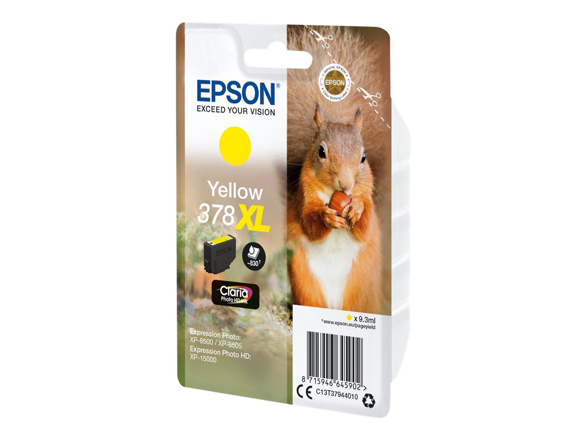 EPSON 378XL Tintenpatrone Gelb Verpackung