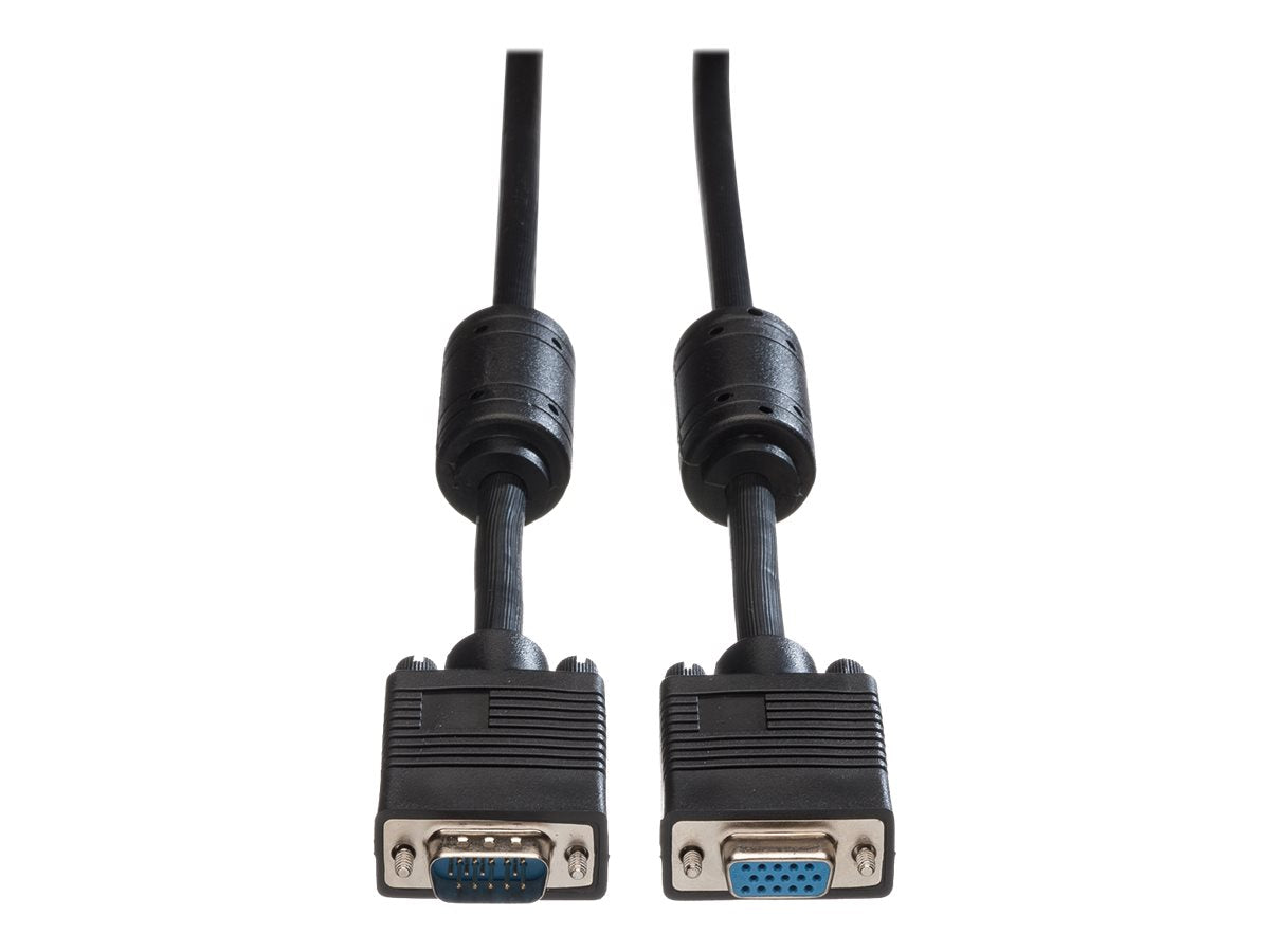 ROLINE VGA-Kabel HD15 ST - BU mit Ferritkern 20m Vorderansicht