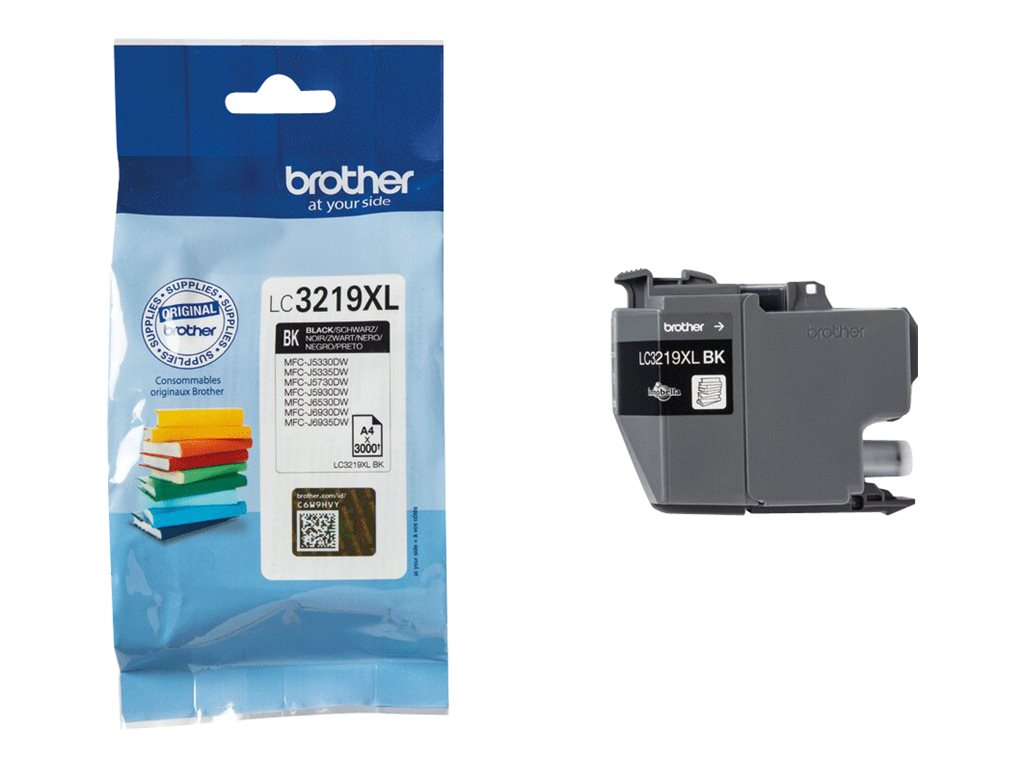 BROTHER LC-3219XLBK Tinte Schwarz Detailansicht