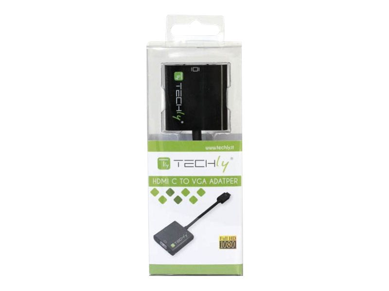 EFB TECHLY Mini HDMI Konverter Typ C zu VGA - Vorderansicht