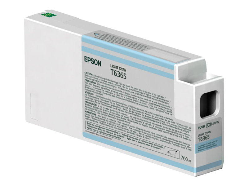 EPSON T6365 Tinte hell cyan Vorderansicht