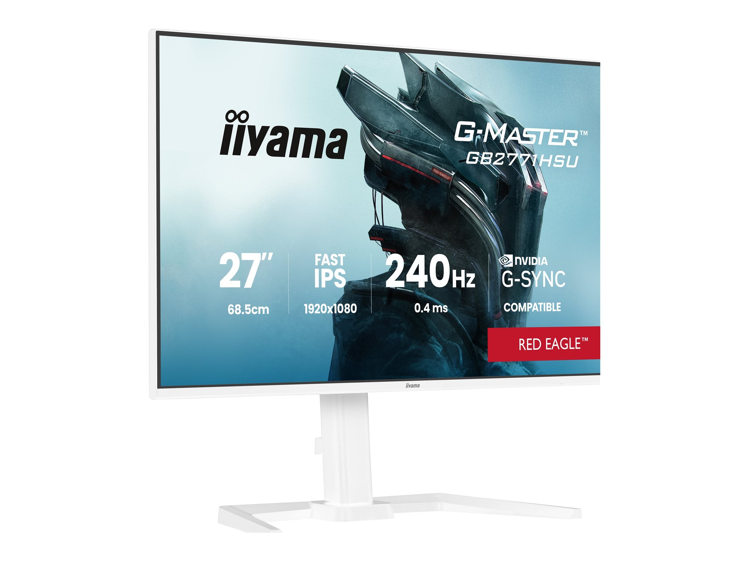 IIYAMA GB2771HSU-W1 Monitor seitliche Ansicht