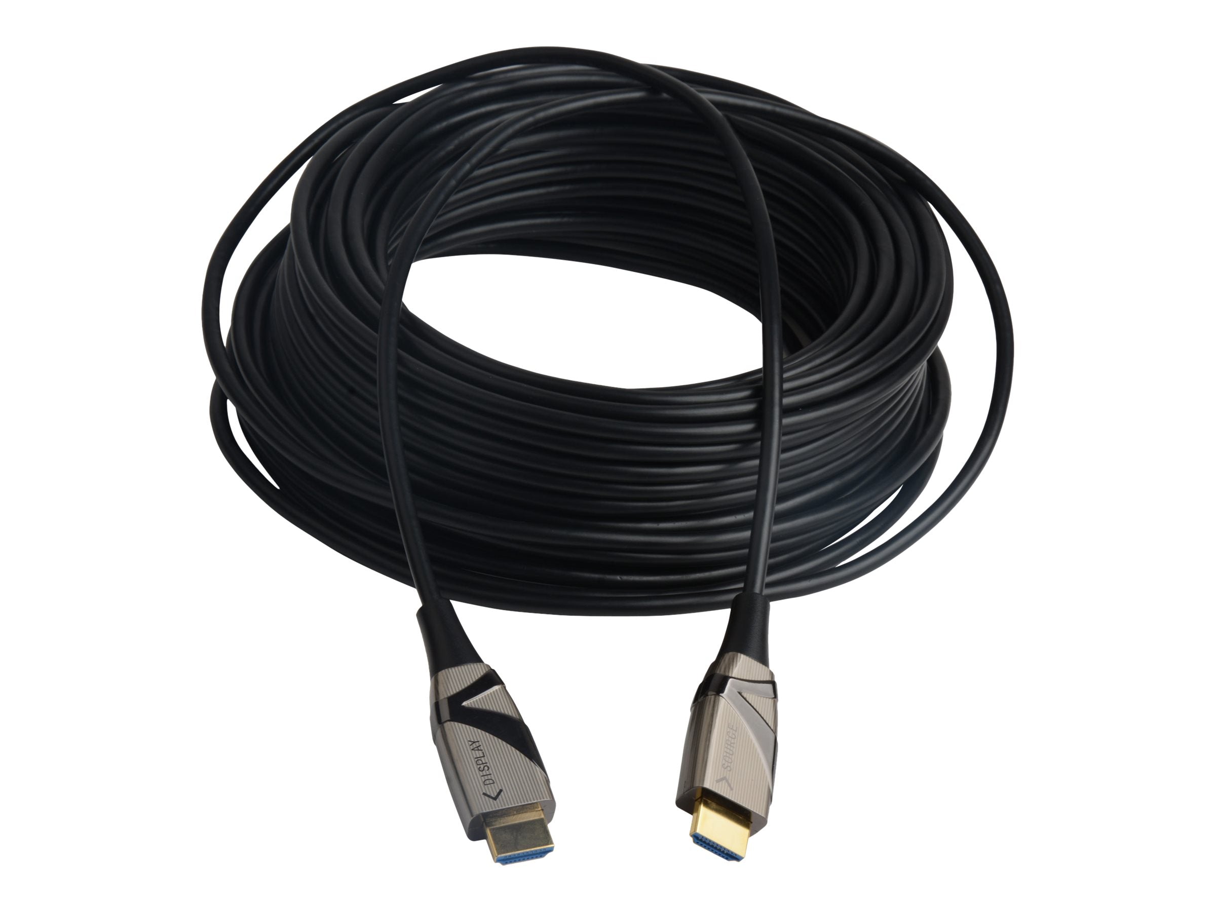 TECHLY HDMI 4K 60Hz AOC LWL Kabel 2xHDMI Stecker 19polig Laenge 70m Hohe Bestaendigkeit bei EMI und RFI