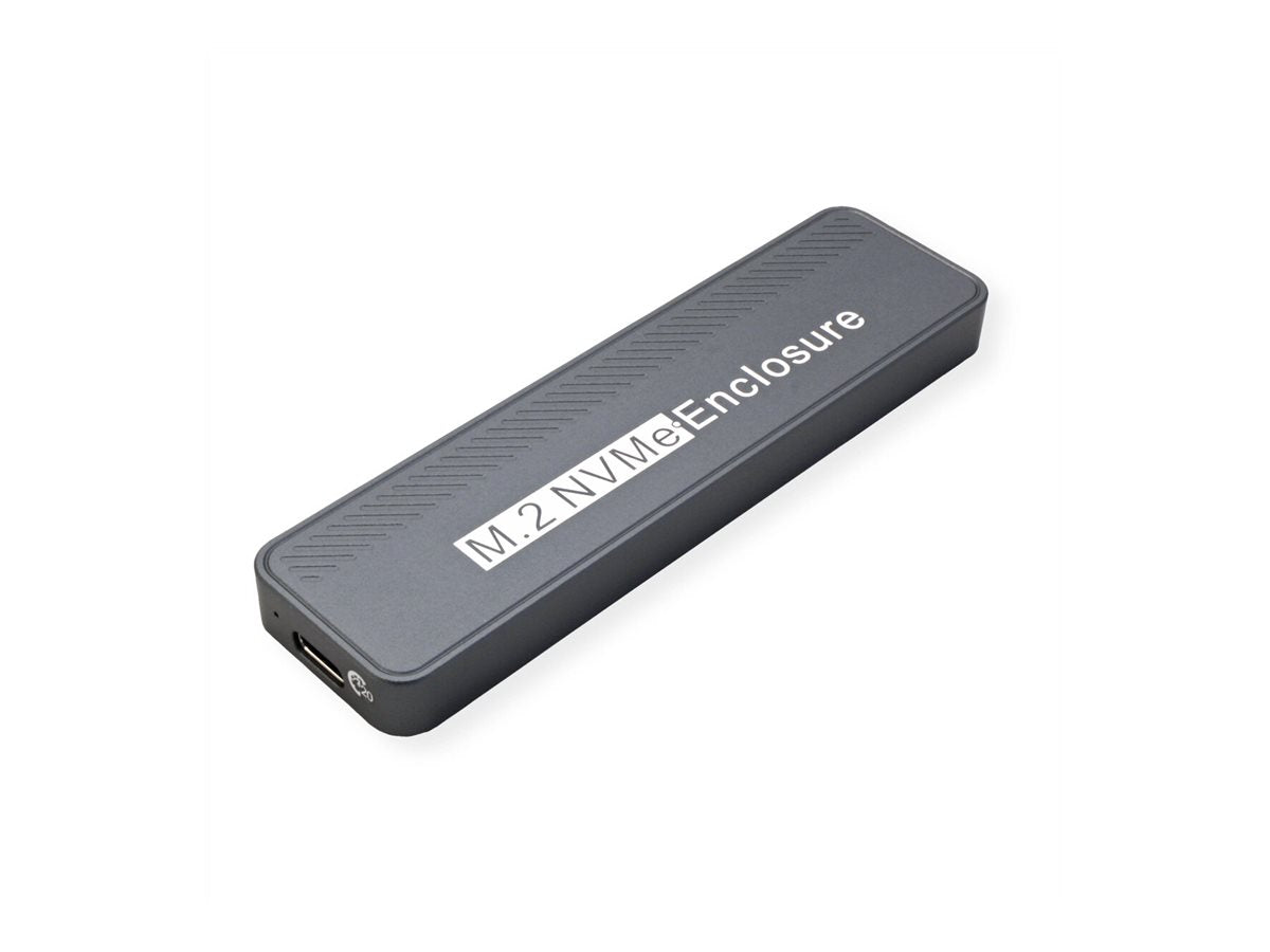 VALUE Externes SSD-Gehäuse M.2 NVMe Vorderansicht