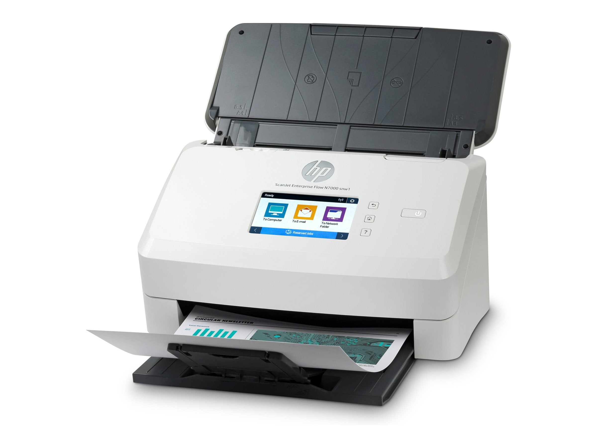 HP ScanJet Enterprise Flow N7000 snw1 Dokumentenscanner Vorderansicht