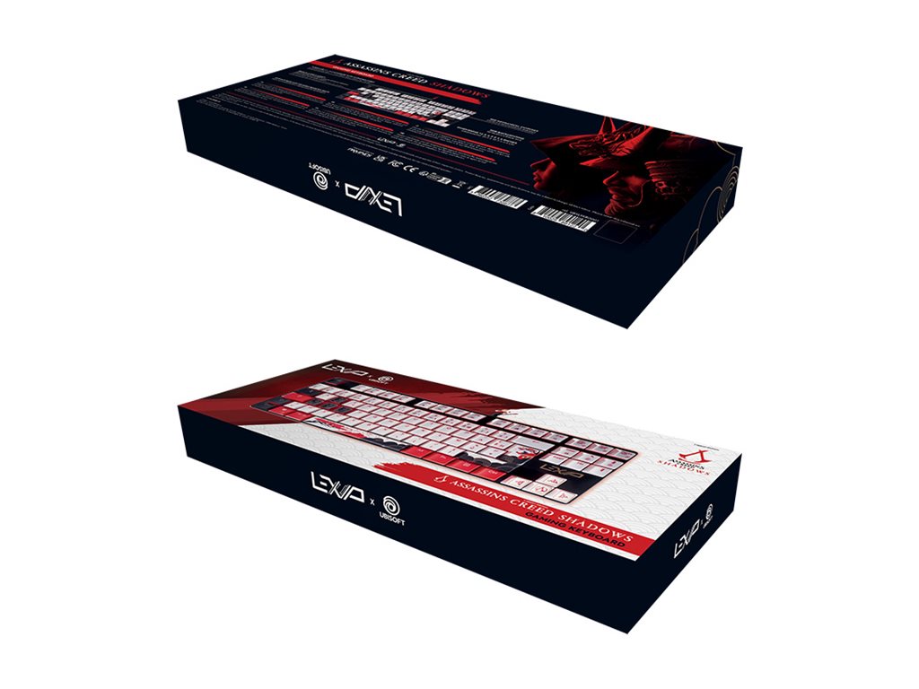LEXIP X UBISOFT Assassins Creed AZERTY Shadows Keyboard Vorderansicht