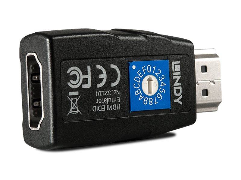 LINDY HDMI 2.0 18G EDID Emulator Anschlussansicht