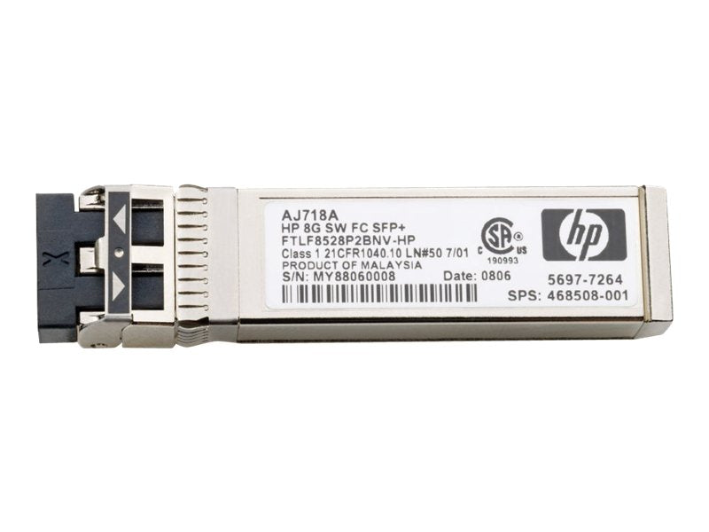 HPE MDS 9000 8Gb FC SFP+ Short Range XCVR Verpackung