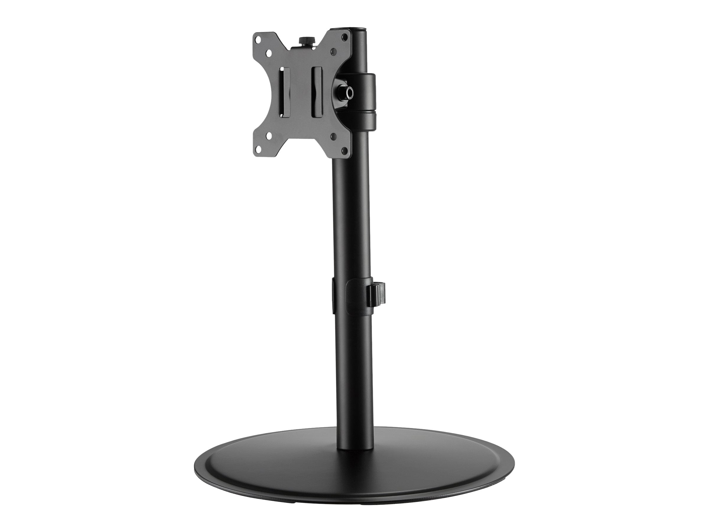 TECHLY Schreibtischhalterung fuer LCD TV 13 - 27 Zoll Schwarz Dreh-und Kippbar VESA 75x75 und 100x100 Traglast bis 8Kg