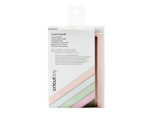 CRICUT Joy Insert Cards 8,9 cm x 12,4 cm 15-pack Vorderansicht