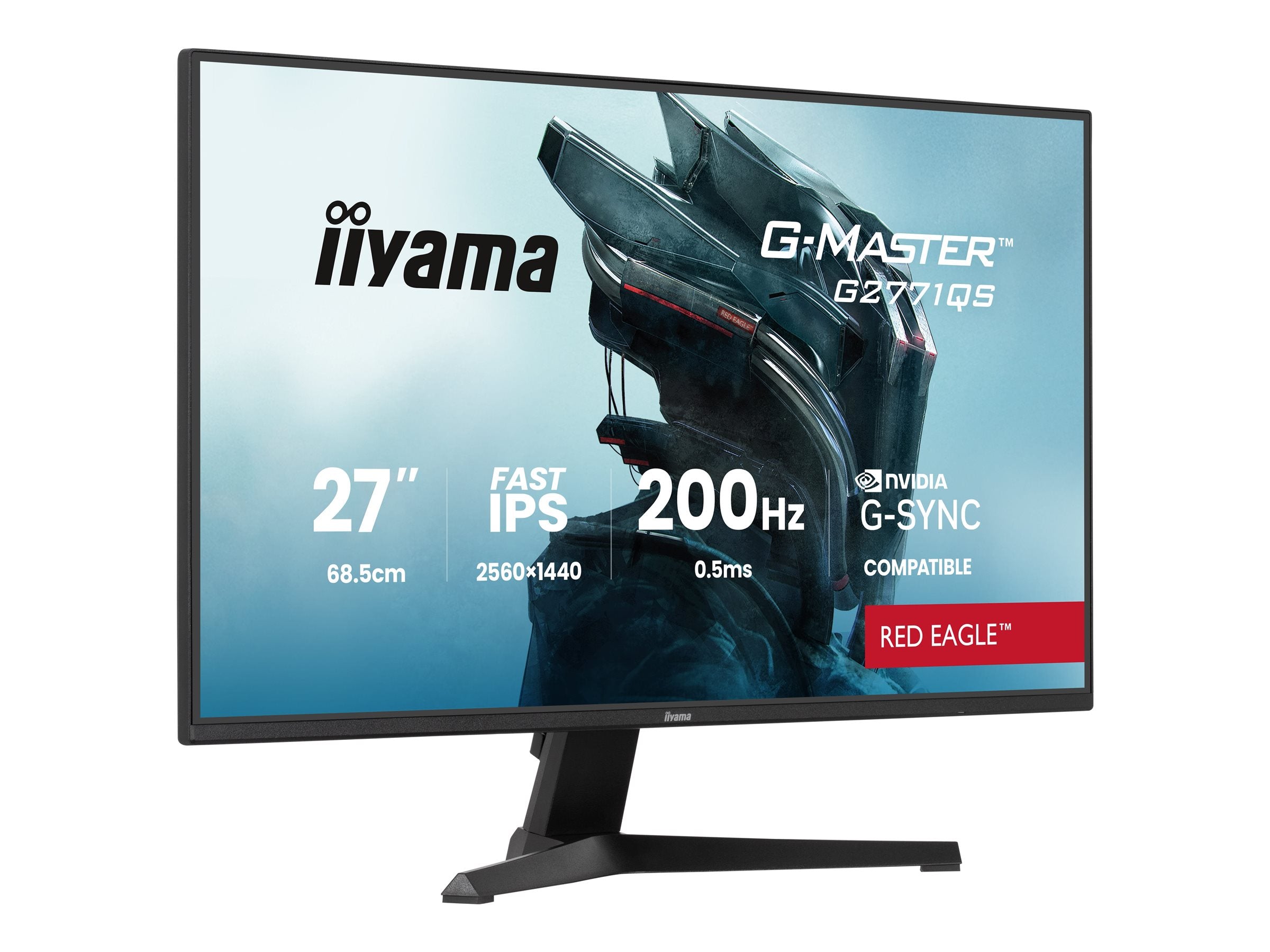 IIYAMA G2771QS-B1 Monitor Seitenansicht