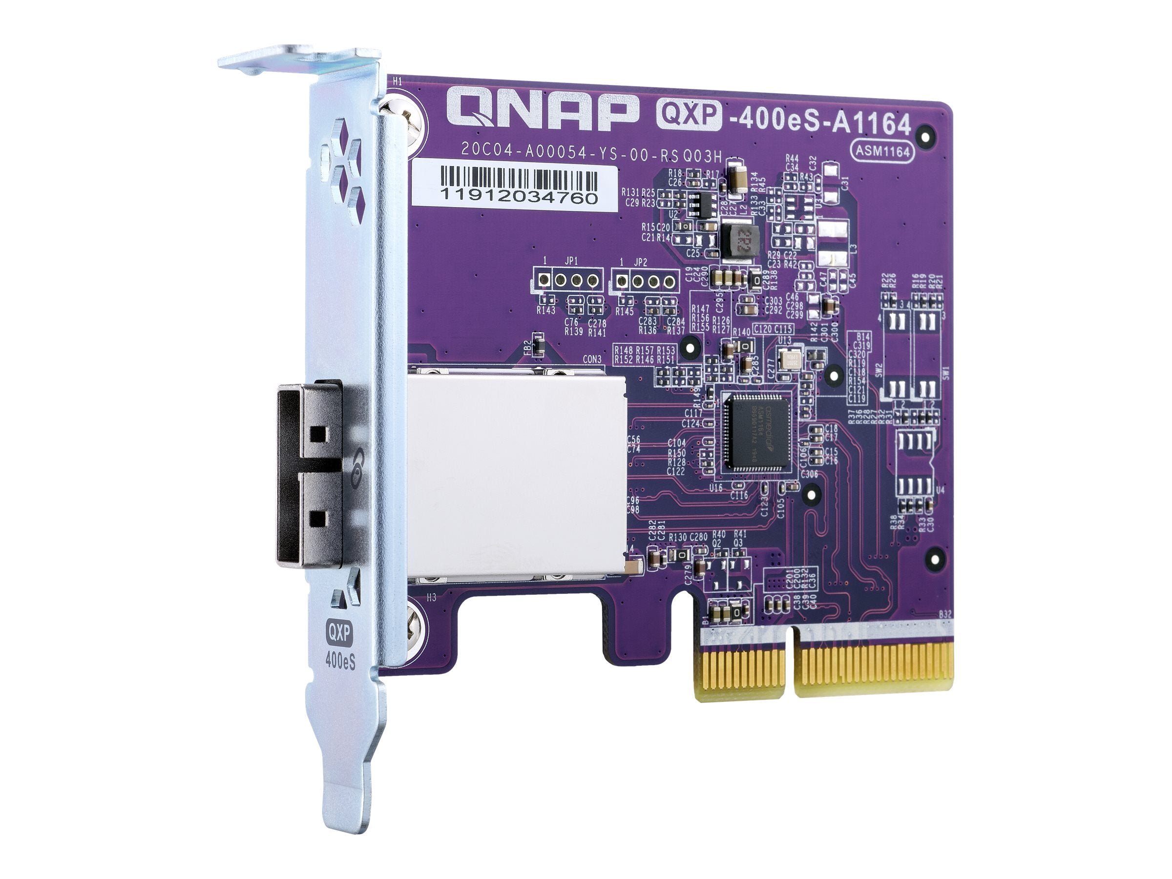 QNAP 1-port SFF-8088 SATA host bus adapter Vorderansicht