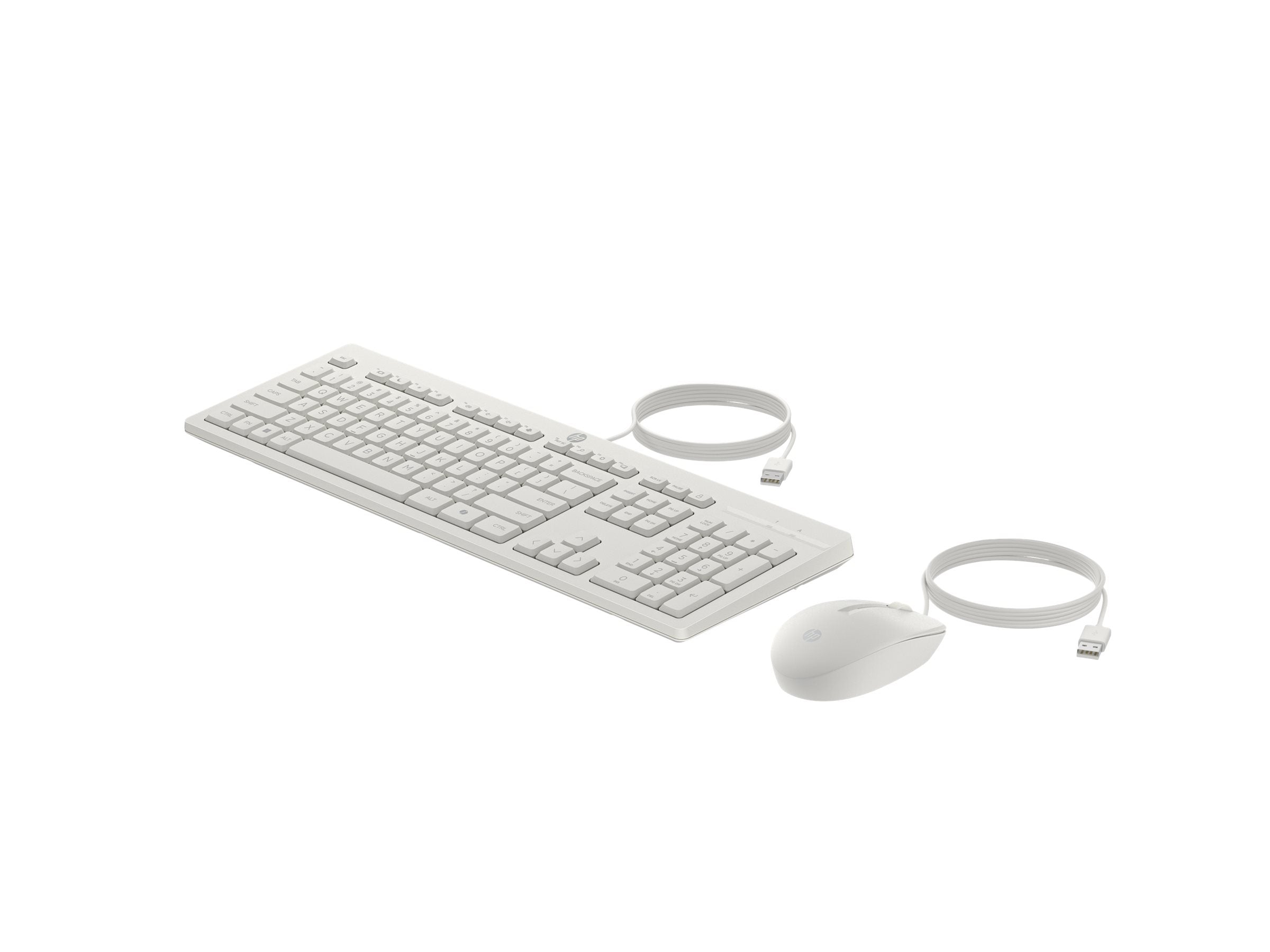 HP 225 Wired Mouse und Tastatur Set Vorderansicht
