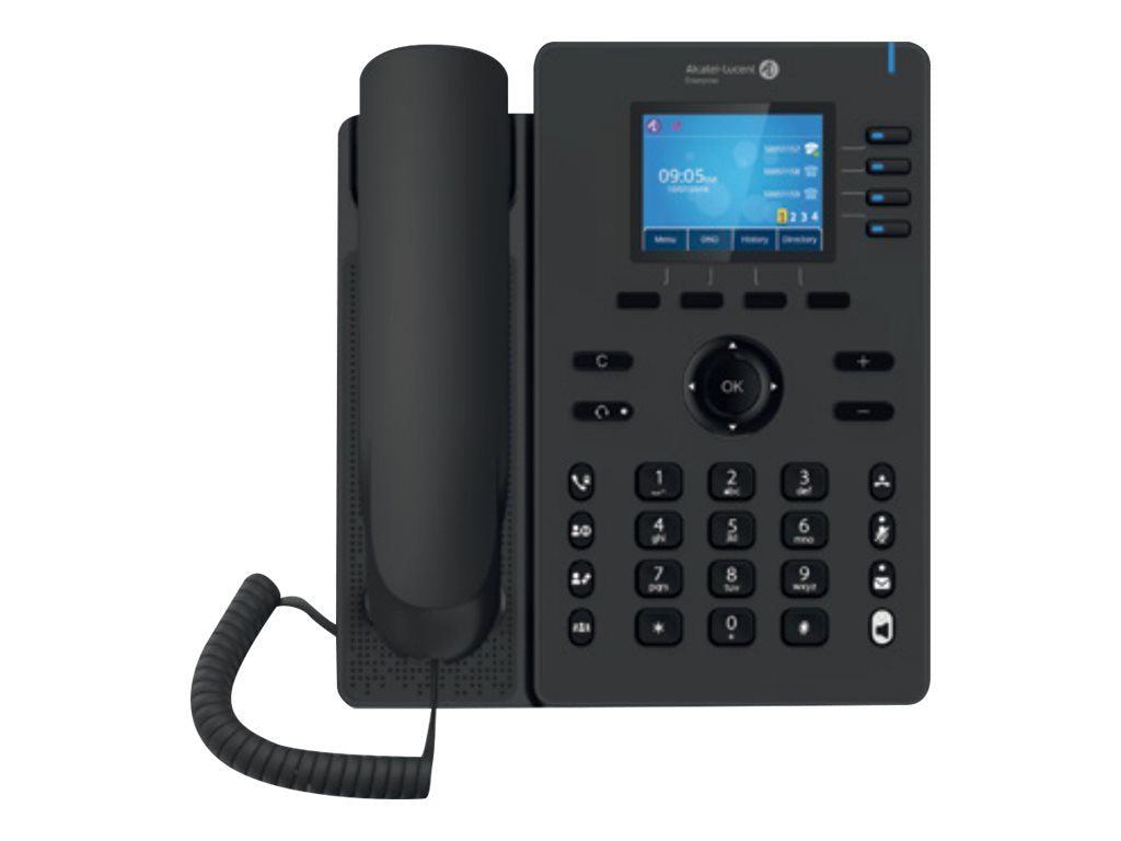 ALCATEL-LUCENT ENTERPRISE ALE-3 Dual Port Gigabit Ethernet Basic SIP DeskPhone Vorderansicht