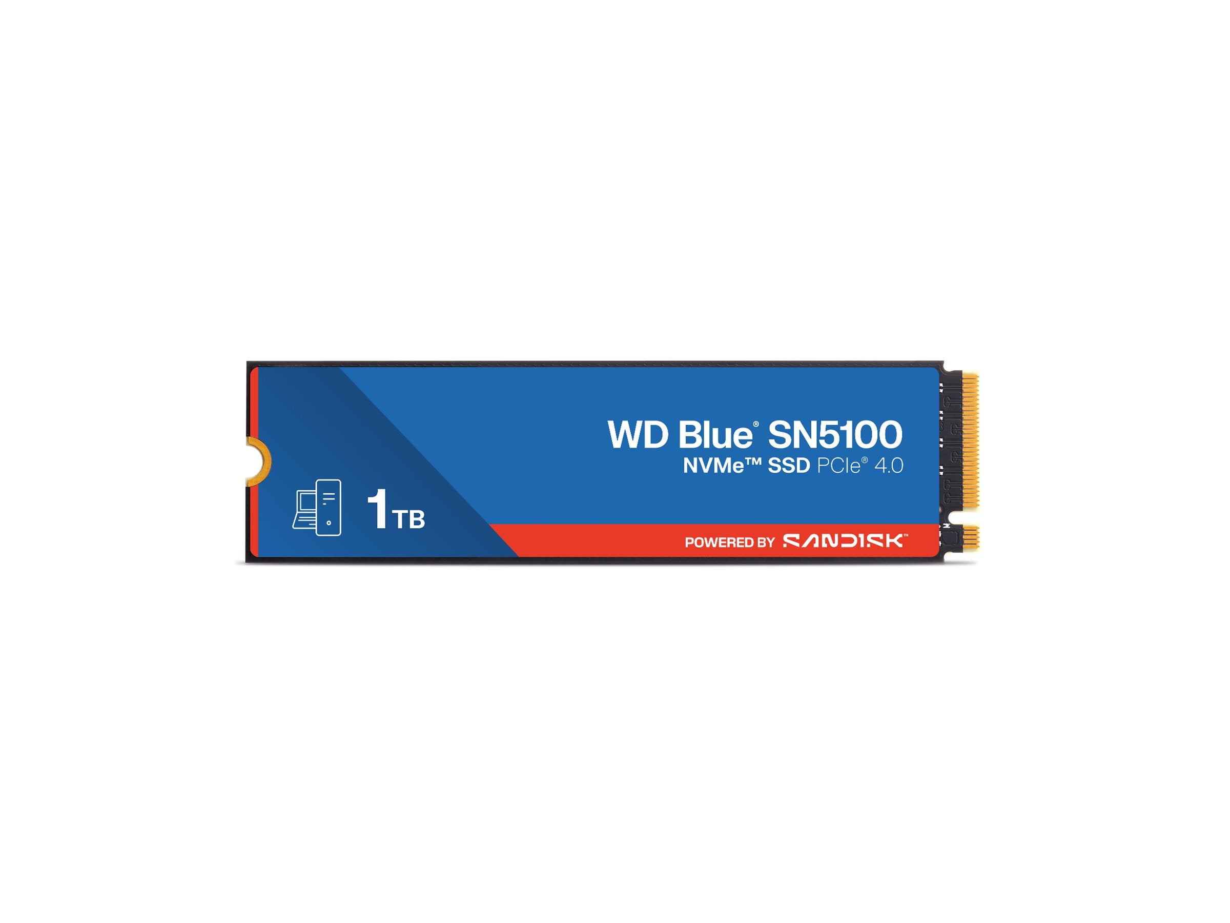 SANDISK WD Blue SN5100 NVMe SSD 1TB Verpackung