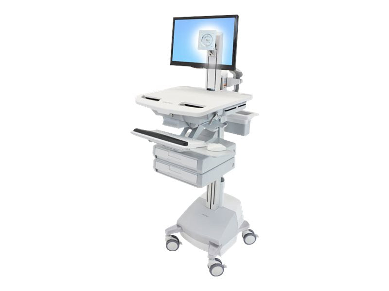 ERGOTRON StyleView Wagen mit LCD-Gelenk SLA-Antrieb Vorderansicht