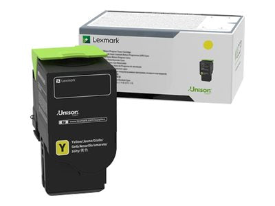 LEXMARK 78C0X40 Yellow Extra High Yield Toner Cartridge Vorderansicht