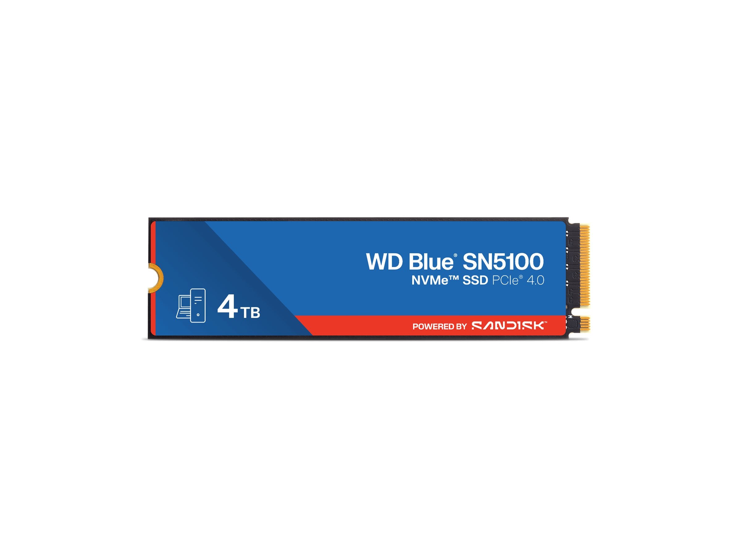 WD Blue SN5100 NVMe SSD 4TB M.2 Verpackung