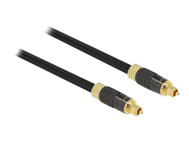 DELOCK TOSLINK Standard Kabel Stecker - Stecker 5m Vorderansicht