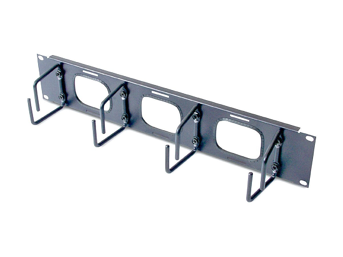 APC KabelOrganizer 2HE PassThru schwarz horizontal - Detailansicht