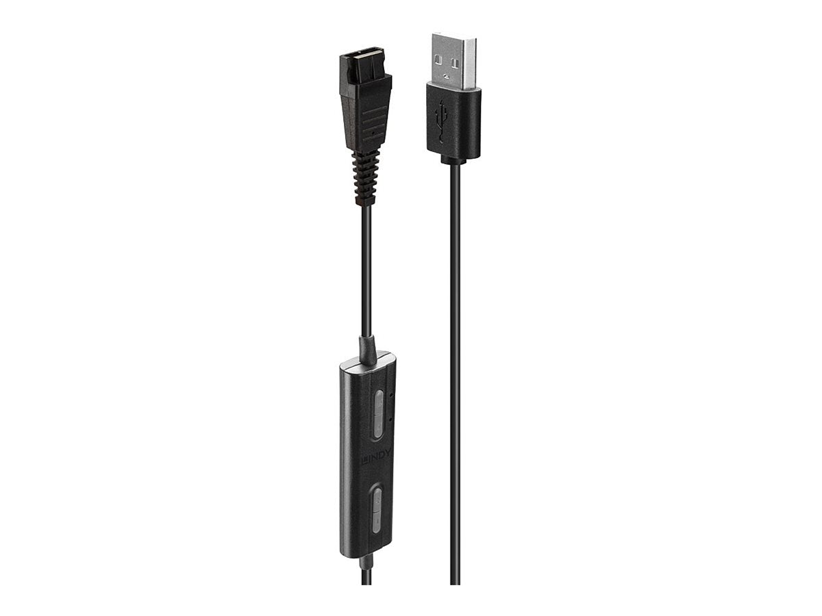 LINDY USB Type A to Quick Disconnect Adapter Vorderansicht