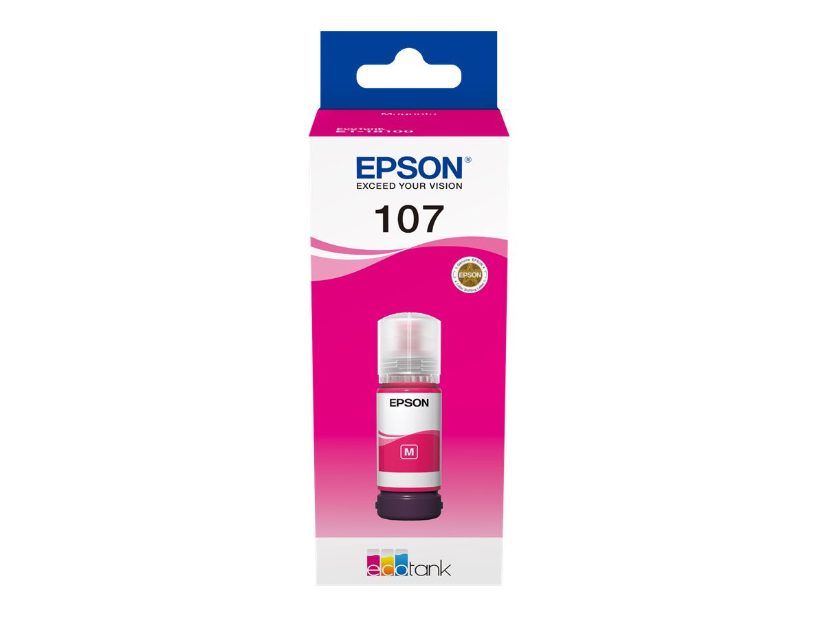 EPSON 1LB 107 EcoTank Magenta Ink Bottle Detailansicht