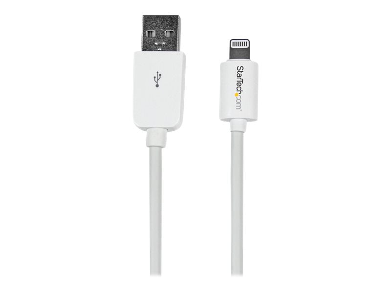 STARTECH.COM 3m 10ft Long White Apple 8-pin Lightning Connector to USB Cable for iPhone / iPod / iPad