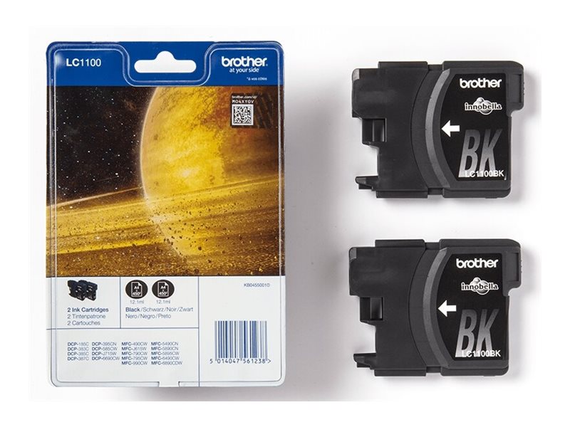BROTHER LC1100BKBP2DR Tintenpatrone Detailansicht
