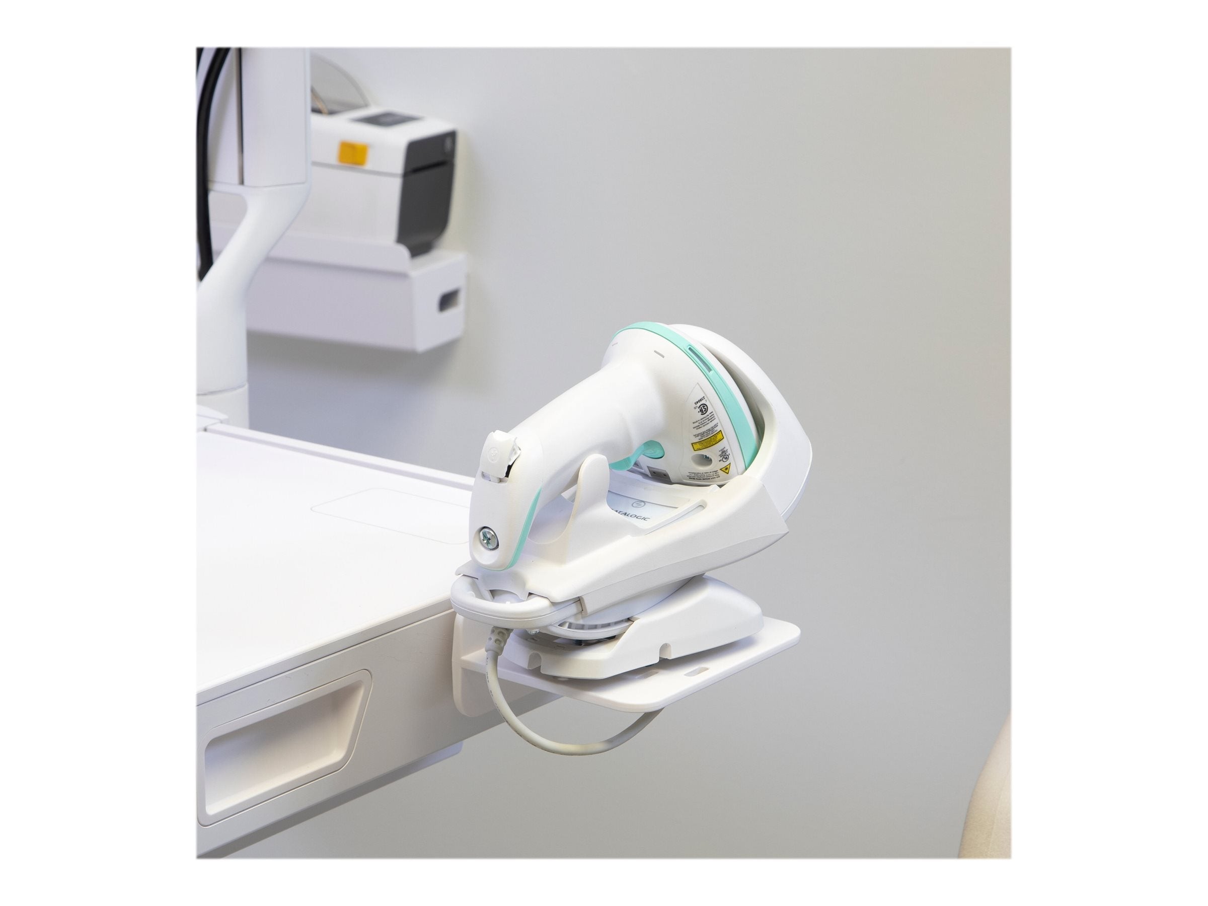 Vorderansicht der ERGOTRON CareFit Combo Wireless Scanner Bracket