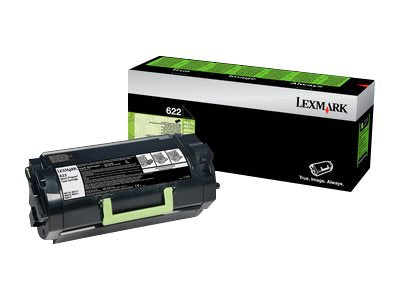LEXMARK 622 Toner schwarz Standardkapazität Vorderansicht