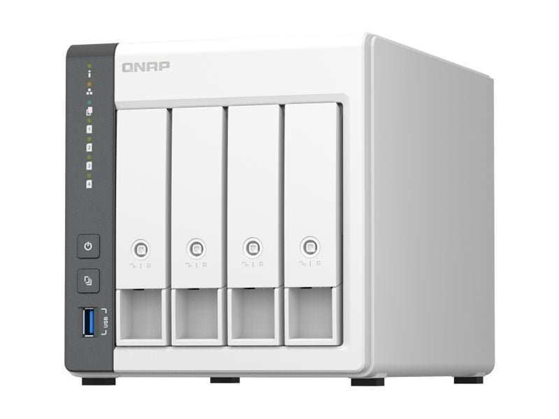 QNAP TS-433-4G NAS-Server Seitenansicht
