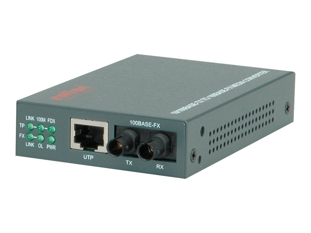 ROLINE Fast Ethernet Konverter RJ-45 - ST Loop-back Verpackung