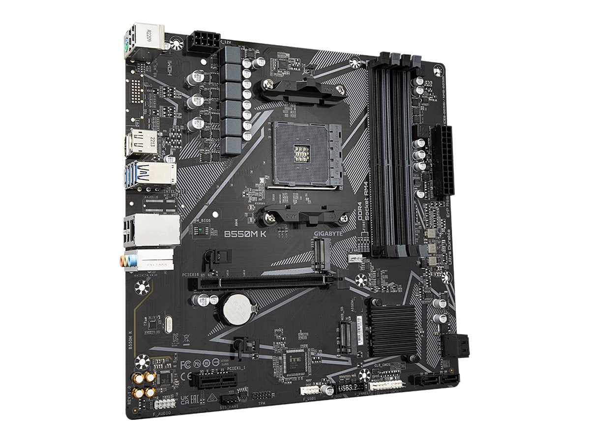 GIGABYTE B550M K AM4 Motherboard Detailansicht
